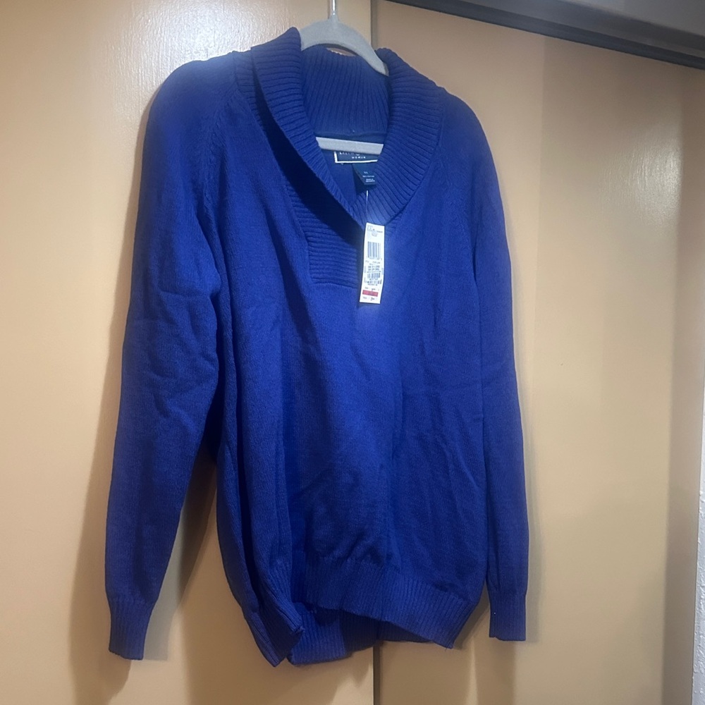 Karen Scott Royal Blue Knit Sweater